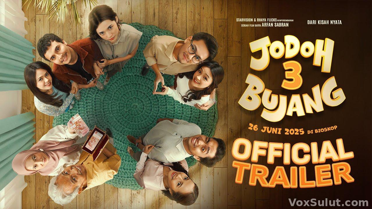 Komedi Jodoh 3 Bujang Rilis Poster dan Trailer Resmi