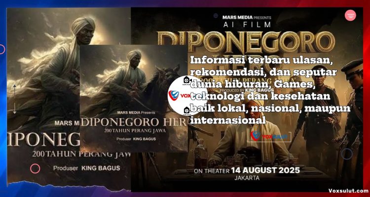 Diponegoro Hero Film AI Angkat Perang Jawa 1825