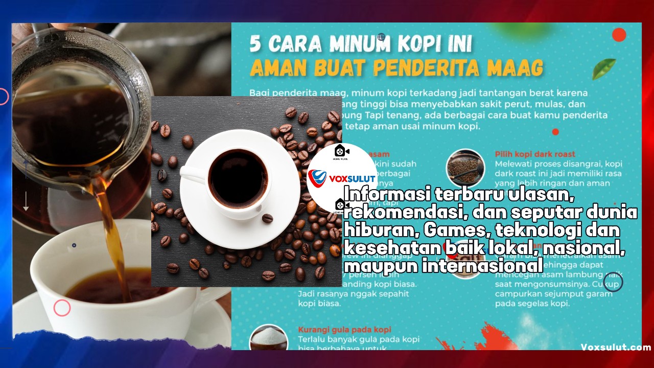Cara Sehat Minum Kopi untuk Penderita GERD