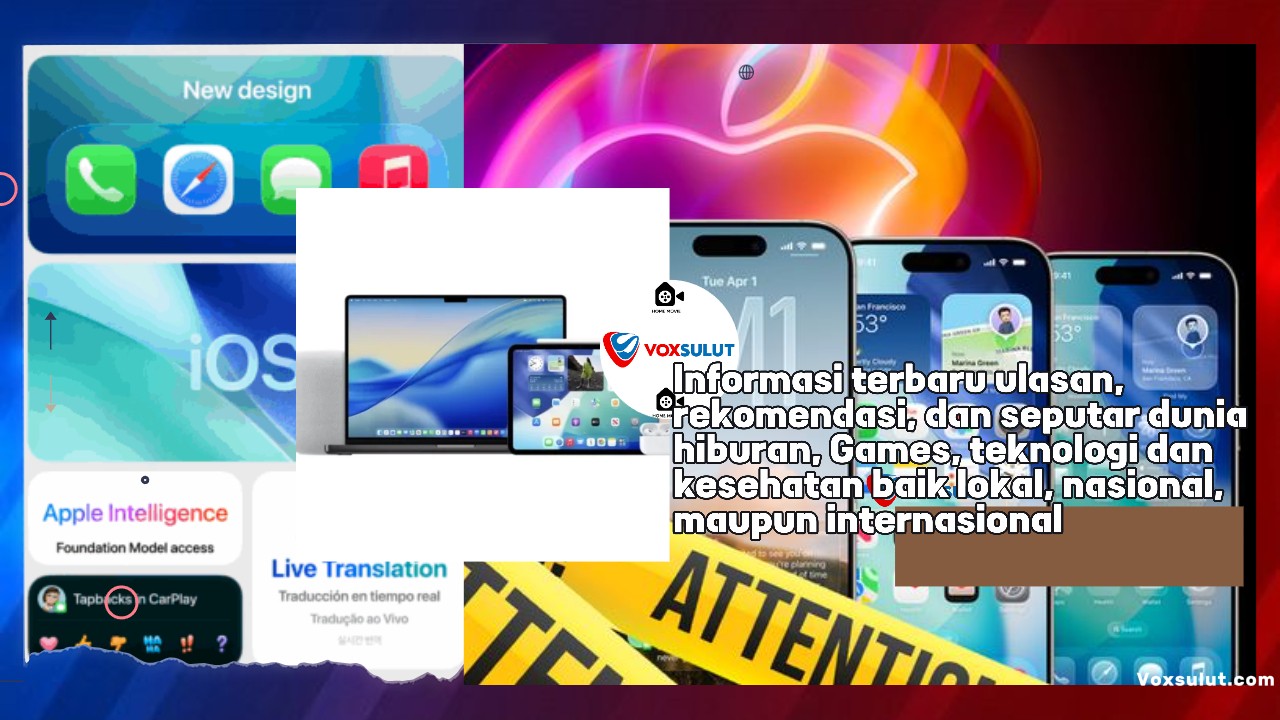 Fitur Baru iOS 26 dan Daftar iPhone yang Kompatibel