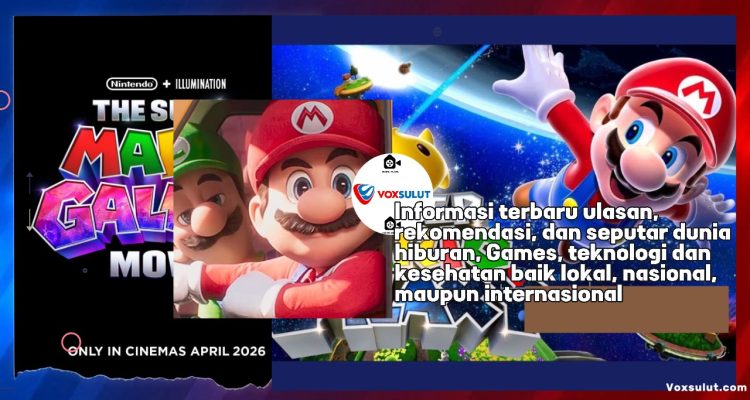 The Super Mario Galaxy Movie Rilis April 2026