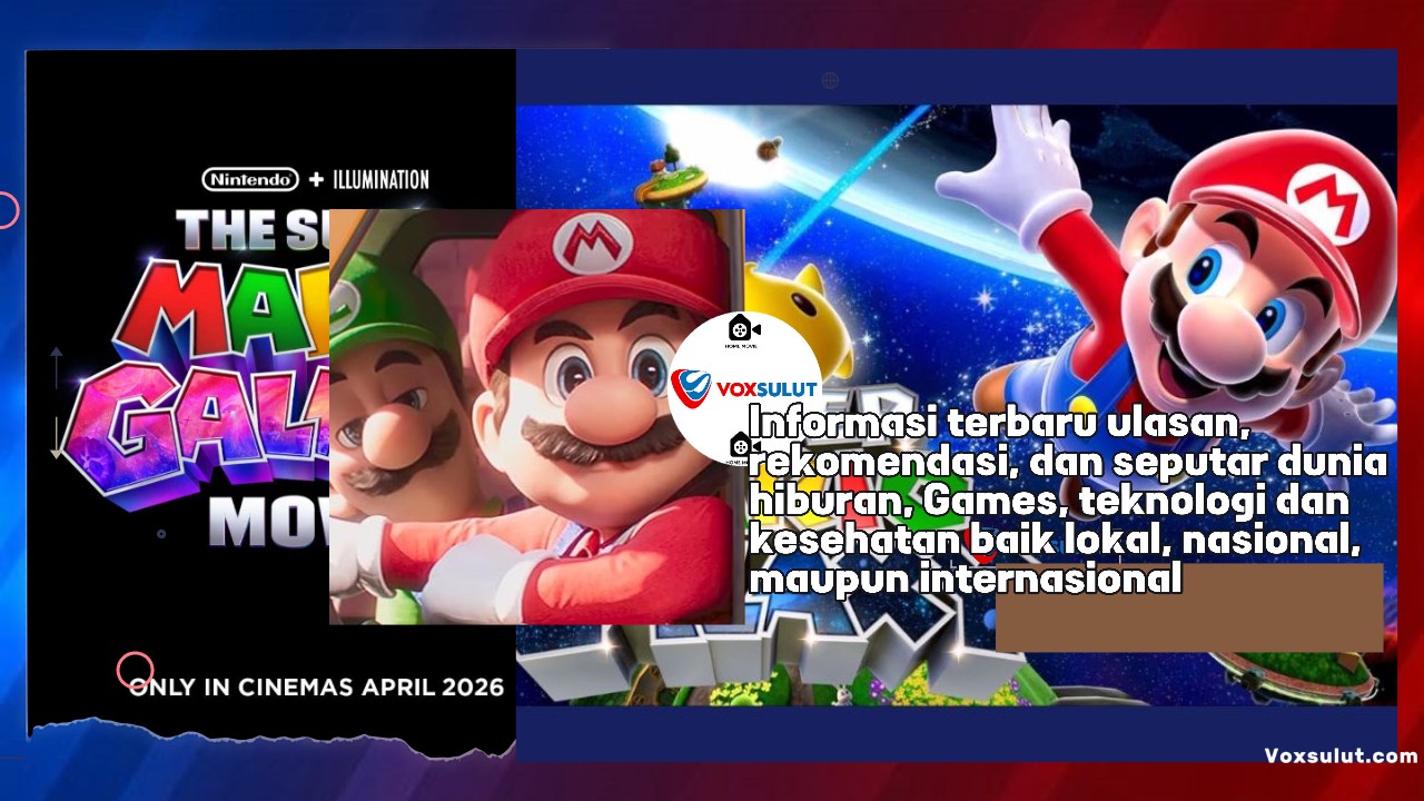 The Super Mario Galaxy Movie Rilis April 2026