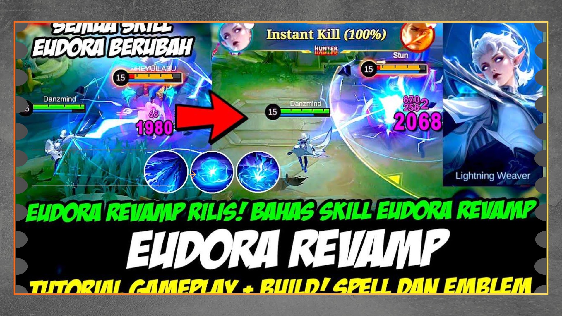 Revamp Eudora Mobile Legends 2026 Skill Baru dan Gameplay