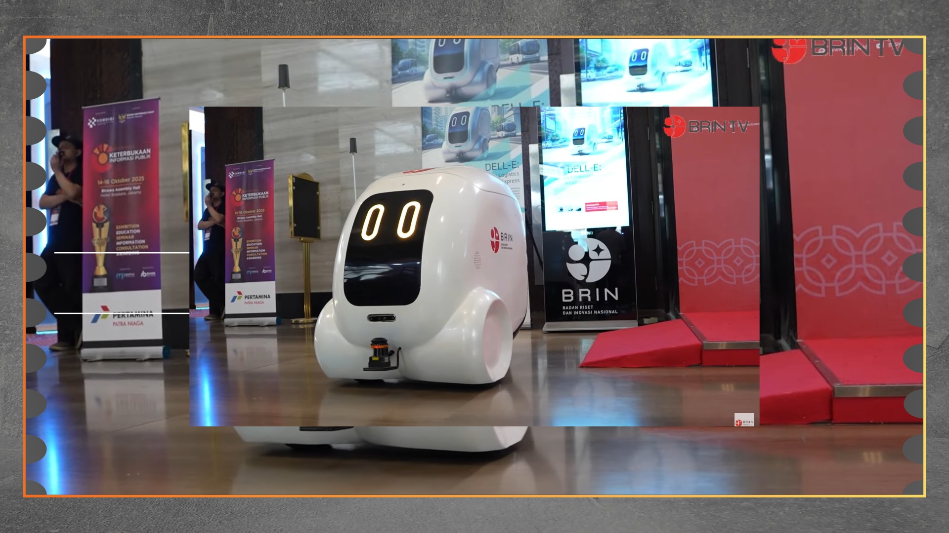 Robot Otonom BRIN Uji Pengantaran Barang di Area Terbatas
