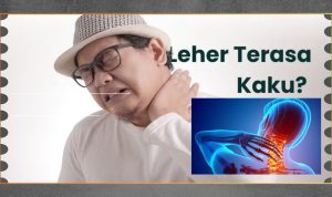Leher Kaku Saat Bangun