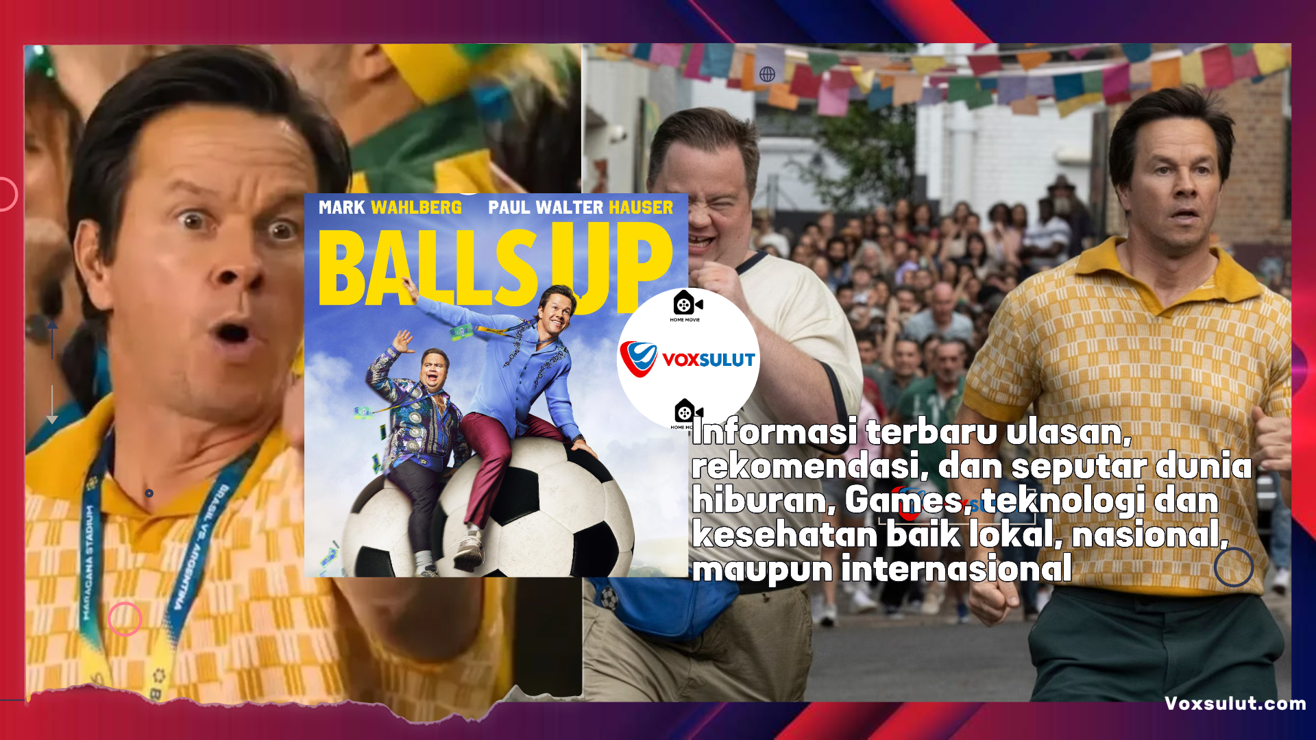 Mark Wahlberg Main Film Aksi Komedi Balls Up
