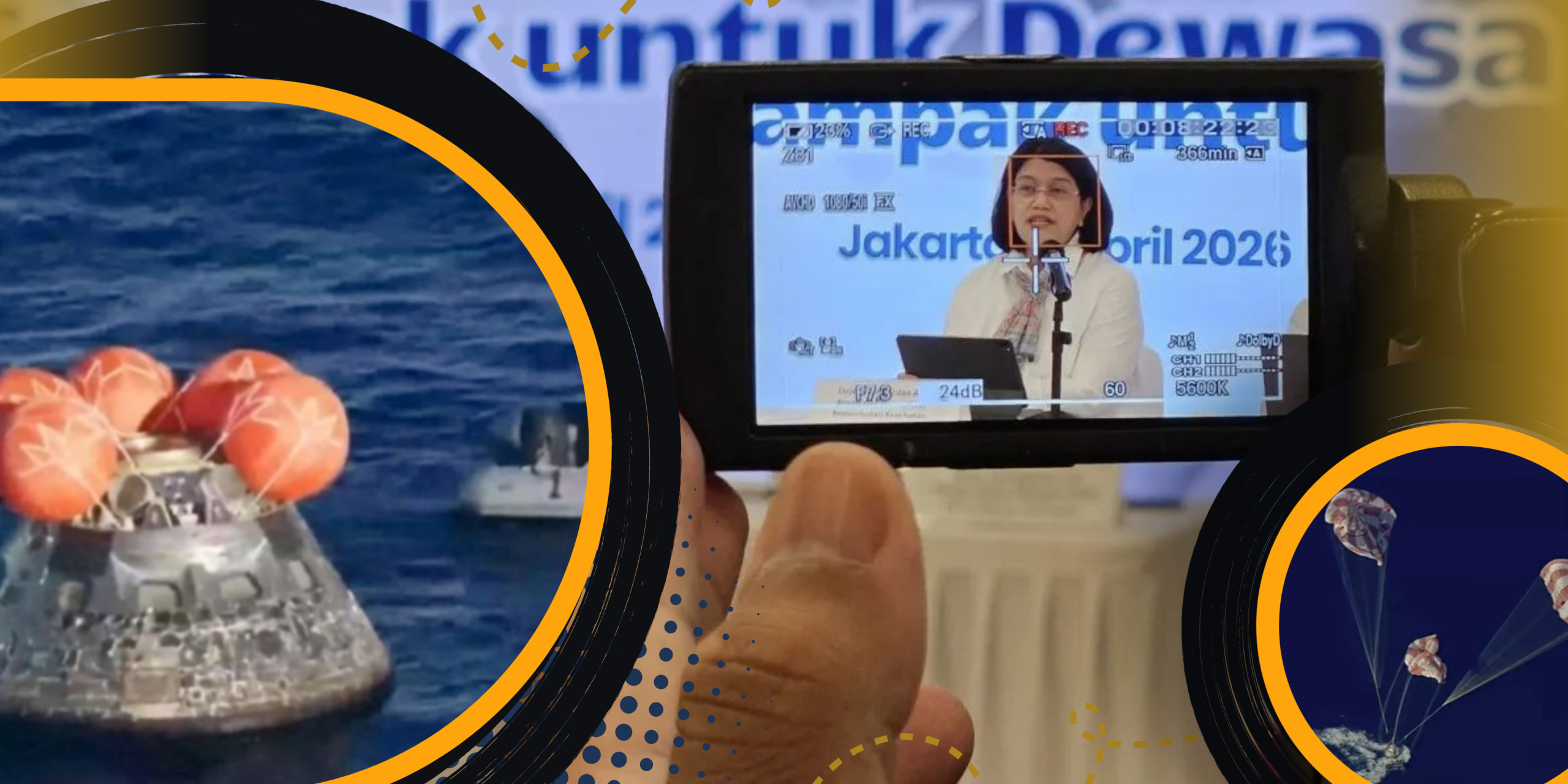 Artemis II Sukses, Orion Mendarat Aman di Bumi