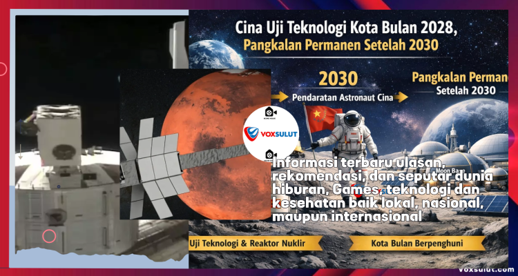 NASA Siapkan Reaktor Nuklir di Bulan 2028
