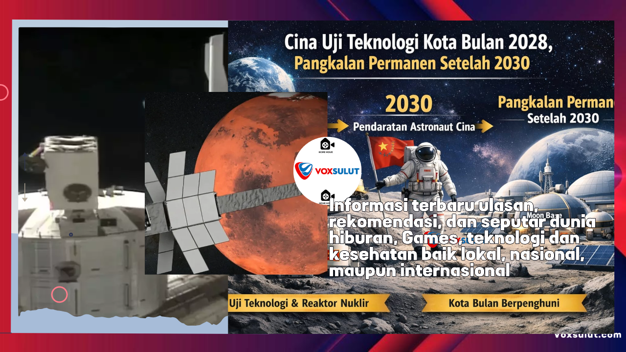 NASA Siapkan Reaktor Nuklir di Bulan 2028