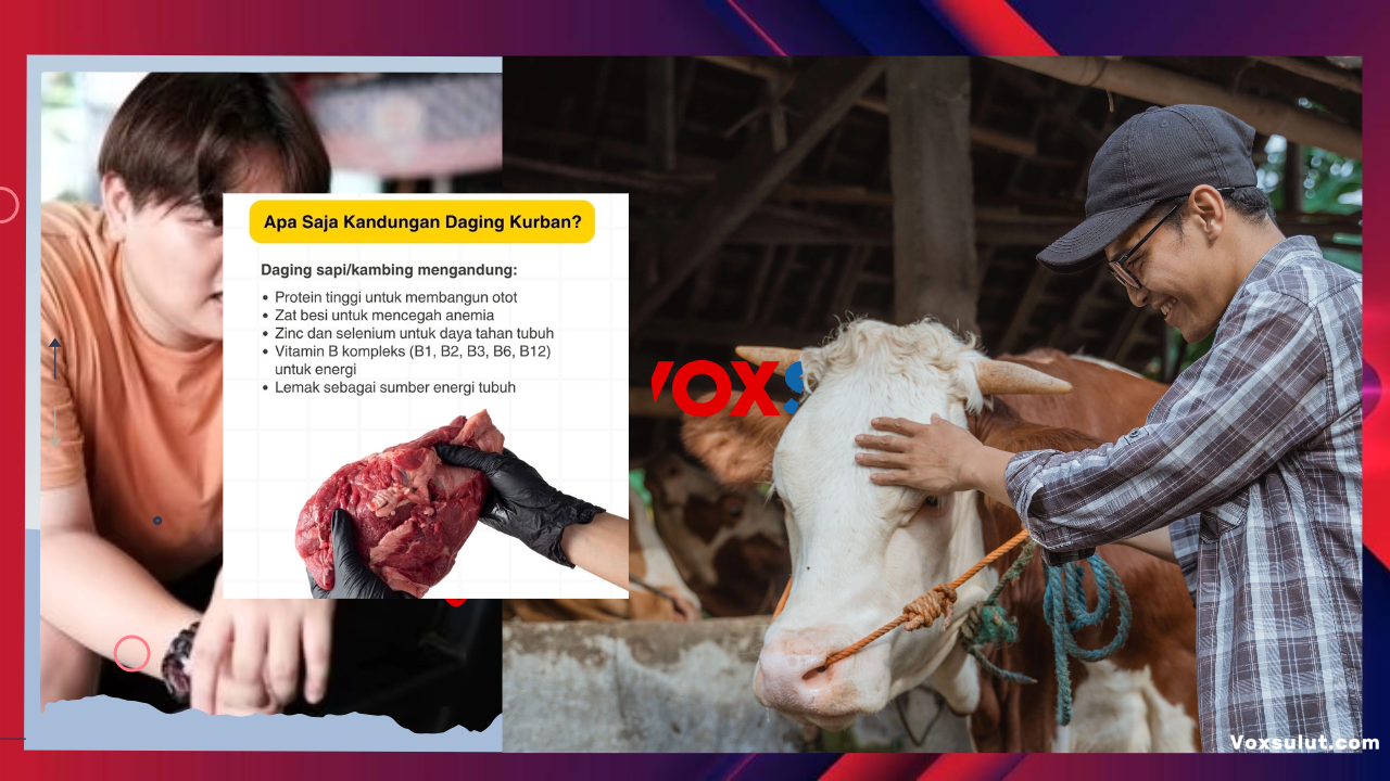 Menkes Sebut Daging Kurban Baik untuk Massa Otot